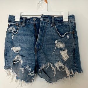 Abercrombie CURVE LOVE jean shorts